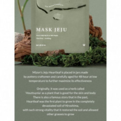 Mizon Joyful Time Mask Jeju Heartleaf Lakštinė veido kaukė 1 vnt.