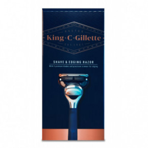 Gillette King C. Gillette Shave and Edging Razor Dviašmenis skustuvas 1vnt.