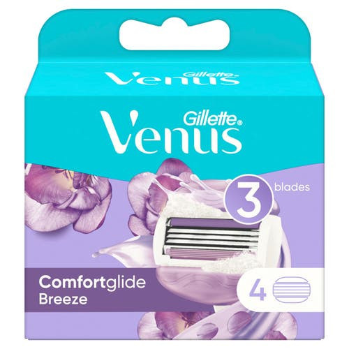 Gillette Venus Breeze Women Razor Refills Papildomos skustuvo galvutės 4vnt