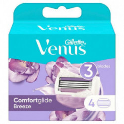 Gillette Venus Breeze Women Razor Refills Papildomos skustuvo galvutės 4vnt