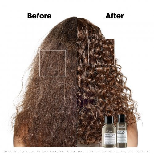 L'Oréal Professionnel Absolut Repair Molecular Hair Mini Duo Kit Plauko struktūrą atstatančių priemonių rinkinys Rinkinys
