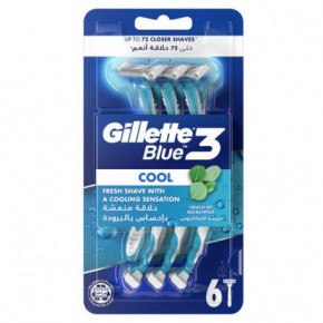Gillette Blue 3 Cool Razors 6 pcs