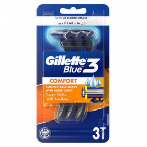 Gillette Blue3 Comfort Razor Vienkartiniai skustuvai 3vnt