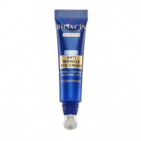 Bioxcin (Bioxsine) Age Reverse Anti Wrinkle Eye Cream Nakts acu krēms ar hialuronskābi 15 ml
