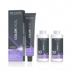 Revlon Professional Color Excel Ammonia-Free* Tone-on-Tone Creme Color + Color Excel Energizer Plaukų dažai ir oksidacinė emulsija Rinkinys