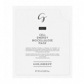 GOLDHEIT Cell Energy Biocellulose Mask Bioceliuliozės veido kaukė 20ml