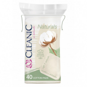 Cleanic Pure Effect Virgin Cotton Square Pads Ruudukujulised puuvillased kettad 40vnt.