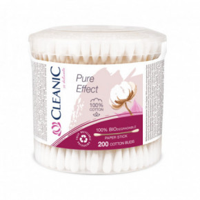 Cleanic Pure Effect Cotton Buds Kosmeetilised vatitikud 200 pcs.