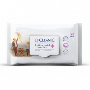 Cleanic Antibacterial Wet Wipes Niisked salvrätikud 40vnt.