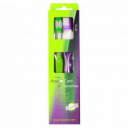 ApaCare Sensitive 3D Micro Clean Dantų šepetėliai 2 vnt.