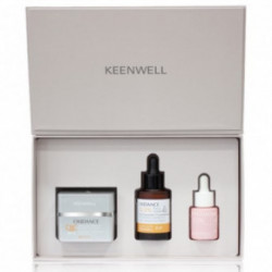 Keenwell Snow Drops Oxidance Kit Odą skaistinančių, drėkinančių ir šviesinančių priemonių rinkinys. Rinkinys