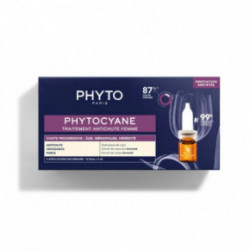 Phyto Phytocyane Anti Hair Loss Treatment For Women Ampulės nuo nuolatinio plaukų slinkimo moterims 12x5ml