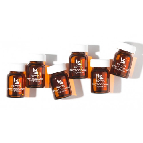 Phyto Phytocyane Anti Hair Loss Treatment For Women Ampulės nuo nuolatinio plaukų slinkimo moterims 12x5ml