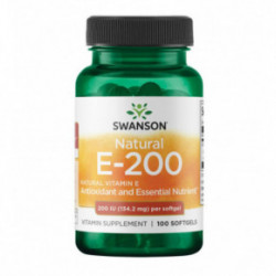 SWANSON Natural Vitamin E 134.2 mg Natūralus vitaminas E 100 kapsulių