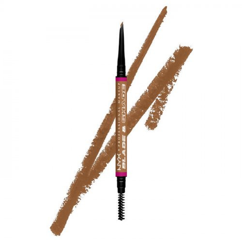 NYX Professional Makeup Blade & Shade Nano Brow Pencil Antakių pieštukas 01 Ash Blonde