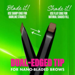 NYX Professional Makeup Blade & Shade Nano Brow Pencil Antakių pieštukas 01 Ash Blonde