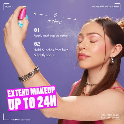 NYX Professional Makeup The Face Glue Setting Spray Makiažo fiksatorius 60ml