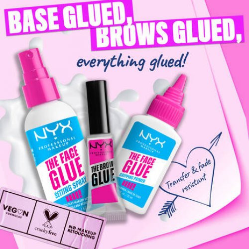 NYX Professional Makeup The Face Glue Setting Spray Makiažo fiksatorius 60ml
