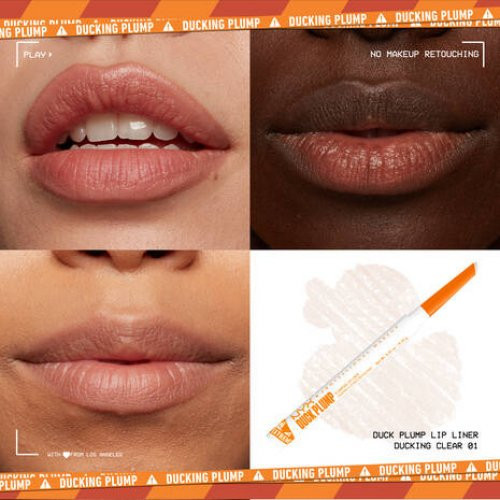 NYX Professional Makeup Duck Plump Plumping Lip Liner Putlinantis lūpų pieštukas Pinkjection