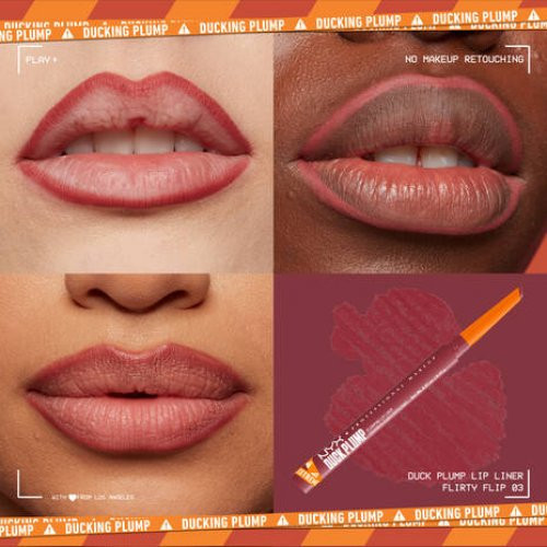 NYX Professional Makeup Duck Plump Plumping Lip Liner Putlinantis lūpų pieštukas Pinkjection