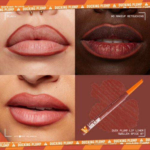 NYX Professional Makeup Duck Plump Plumping Lip Liner Putlinantis lūpų pieštukas Pinkjection