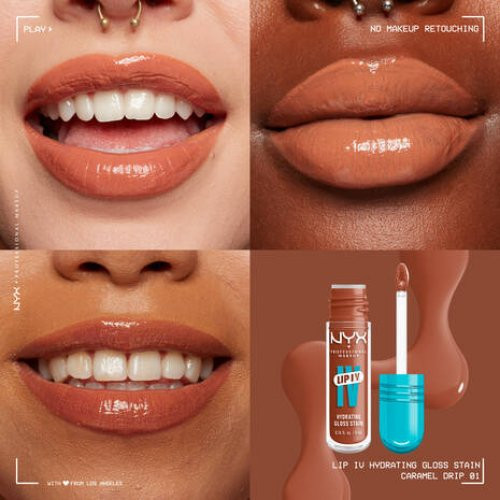 NYX Professional Makeup Lip IV Hydrating Gloss Stain Lūpų blizgis 5ml