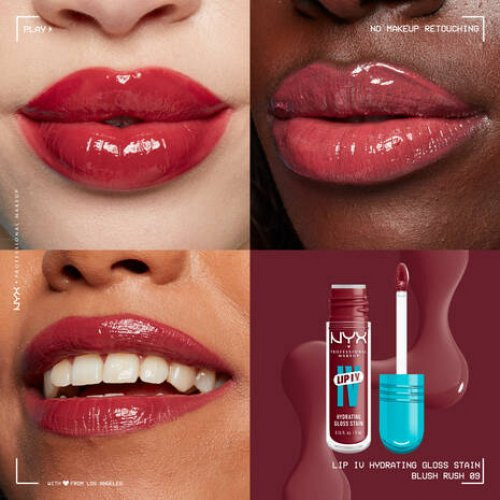 NYX Professional Makeup Lip IV Hydrating Gloss Stain Lūpų blizgis 5ml