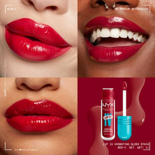 NYX Professional Makeup Lip IV Hydrating Gloss Stain Lūpų blizgis 5ml