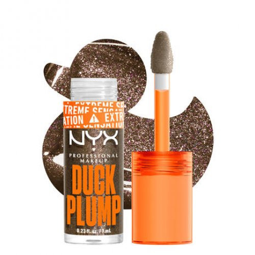 NYX Professional Makeup Duck Plump Lip Gloss Putlinamasis lūpų blizgis 01 Clearly Spicy