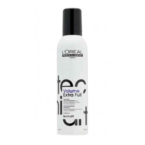 L'Oréal Professionnel Tecni Art Full Volume Extra Ypač stiprios fiksacijos plaukų putos suteikiančios purumo 250ml