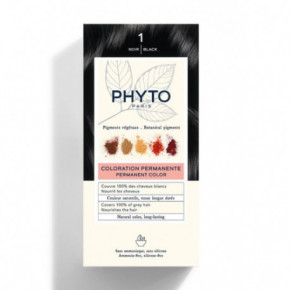 Phyto Hair Pernament Color Plaukų dažai be amoniako 1 Black