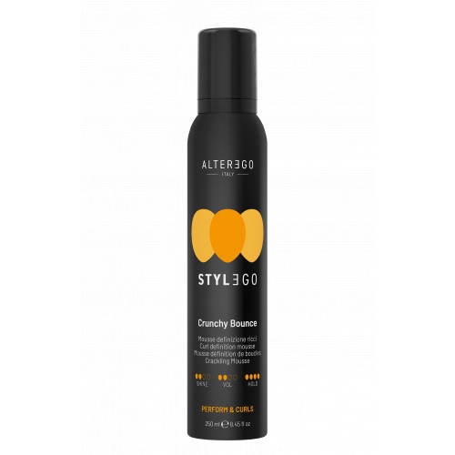Alter Ego Italy Crunchy Bounce Curl Definition Mousse Garbanotų plaukų putos 250ml