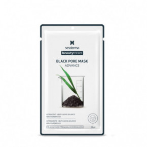 Sesderma Beauty Treats Black Pore Mask Advance Poras sutraukianti kaukė 1 vnt.