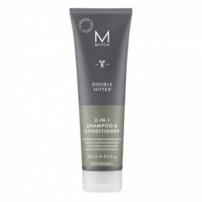 Paul Mitchell Mitch Double Hitter 2in1 Shampoo and Conditioner Šampoon ja palsam meestele 250ml