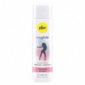 Pjur Myglide Stimulating Ginseng Stimuliuojantis vandens pagrindo lubrikantas 100ml