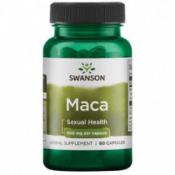 SWANSON Maca 500mg Sexual Health Maisto papildas 60 kapsulių