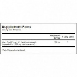 SWANSON Maca 500mg Sexual Health Maisto papildas 60 kapsulių