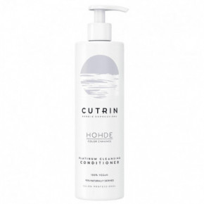 Cutrin Hohde Platinum Cleansing Conditioner Valomasis kondicionierius šviesintiems plaukams 400ml
