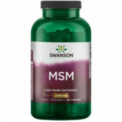 SWANSON MSM 1.000mg Joint Health and Mobility Maisto papildas 120 kapsulių