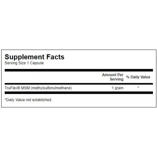 SWANSON MSM 1.000mg Joint Health and Mobility Maisto papildas 120 kapsulių