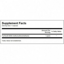 SWANSON MSM 1.000mg Joint Health and Mobility Maisto papildas 120 kapsulių