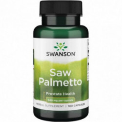 SWANSON Saw Palmetto 540mg Prostate Health Maisto papildas vyrams 100 kapsulių