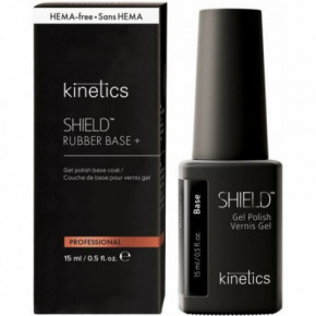 Kinetics Shield Gel Polish Rubber Base+ Gelinio nagų lako pagrindas 15ml