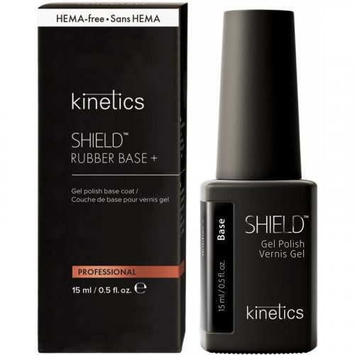 Kinetics Shield Gel Polish Rubber Base+ Gelinio nagų lako pagrindas 15ml