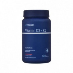Trace Minerals Vitamin D3 + K2 Gummies Vitaminas D3+ K2 guminukų formoje 60 guminukų