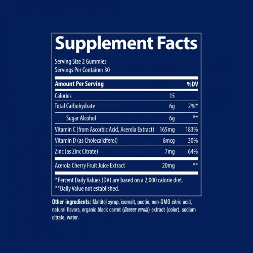 Trace Minerals Immunity Gummies Guminukai imunitetui 60 guminukų