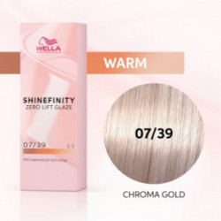 Wella Professionals Shinefinity Zero Lift Glaze Demi-Permanent Geliniai plaukų dažai 60ml
