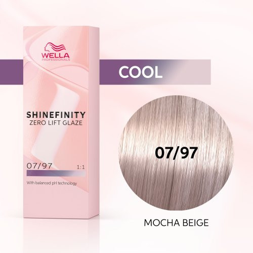 Wella Professionals Shinefinity Zero Lift Glaze Demi-Permanent Geliniai plaukų dažai 60ml