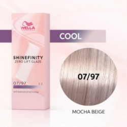 Wella Professionals Shinefinity Zero Lift Glaze Demi-Permanent Geliniai plaukų dažai 60ml