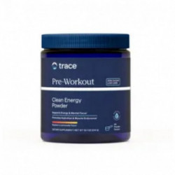 Trace Minerals Pre-Workout Clean Energy Powder Mišinys prieš treniruotes 280g